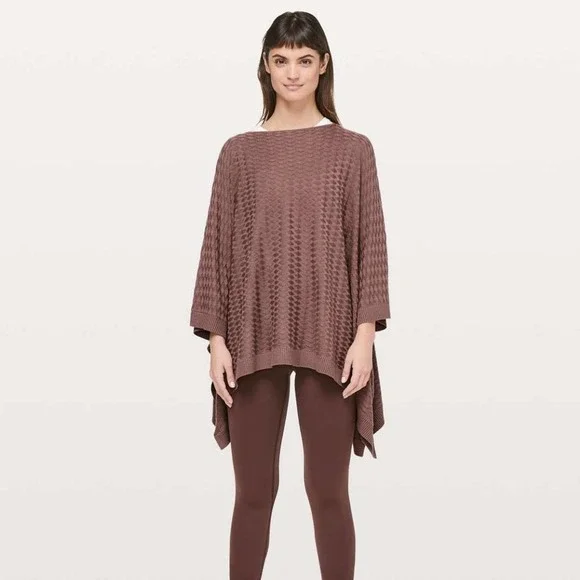 lululemon athletica Sweaters Lululemon Divinity Poncho Woven